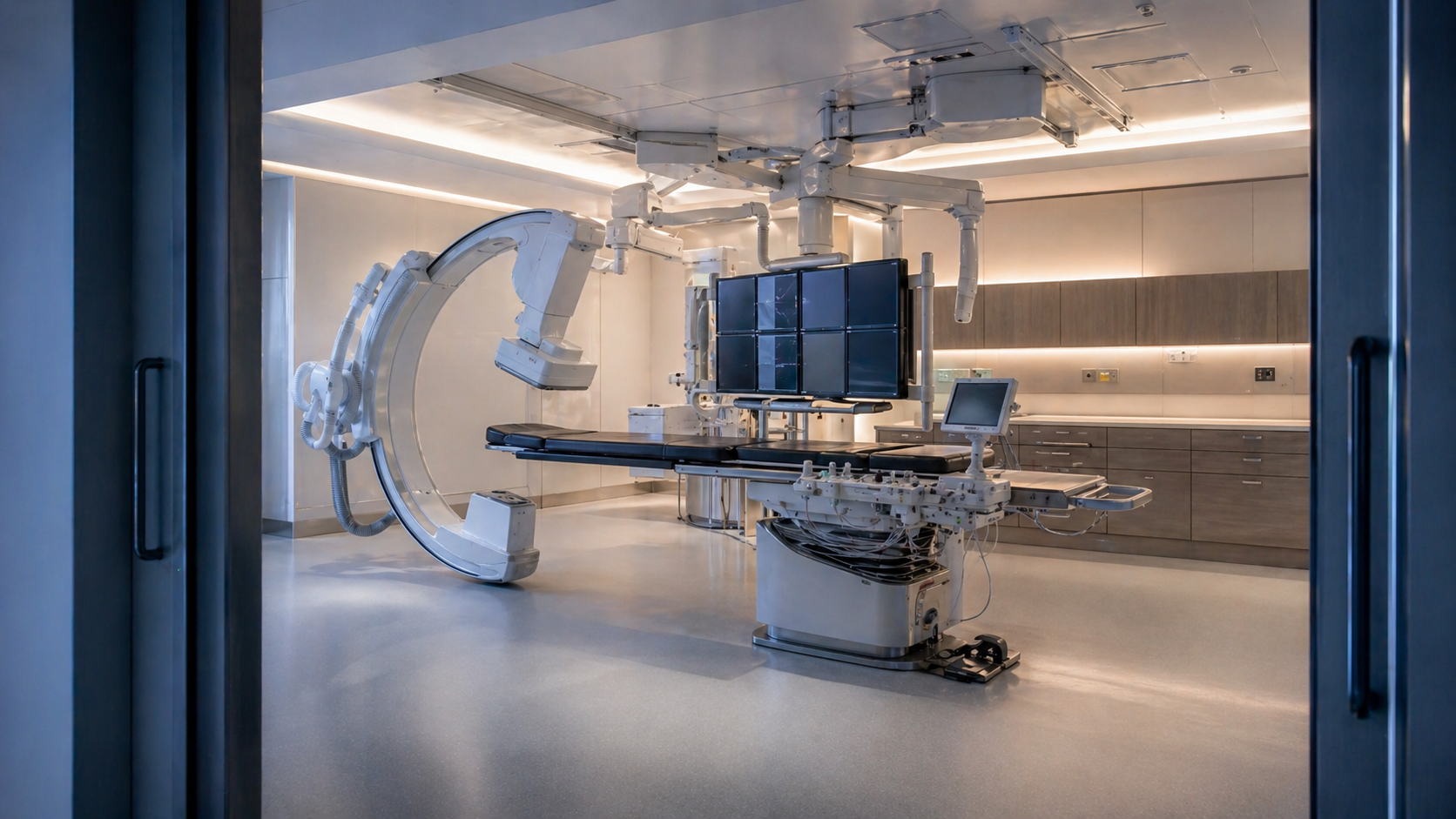 What happens during a coronary angiogram